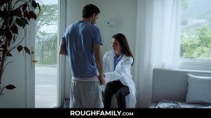 Supportive Doctor Milf Examines her Son - RoughFamily&period;com