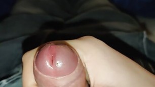 Cumming after edging a few hours. Home alone in bed, can i hop in someone elses bed haha