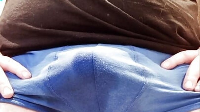 Wanking my ripe cock